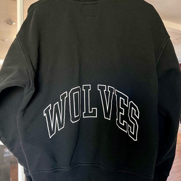 Black Wolves Darc Sport  Graphic Unisex Sweater Small - Picture 2 of 3